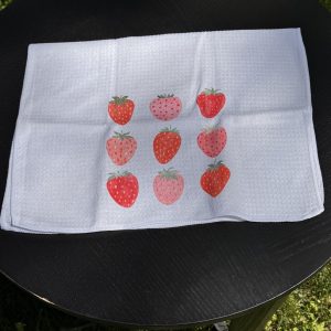 Strawberries Tea Towel