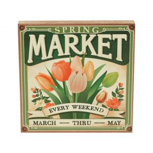 Spring Market Sign