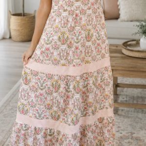 Pink Floral Dress