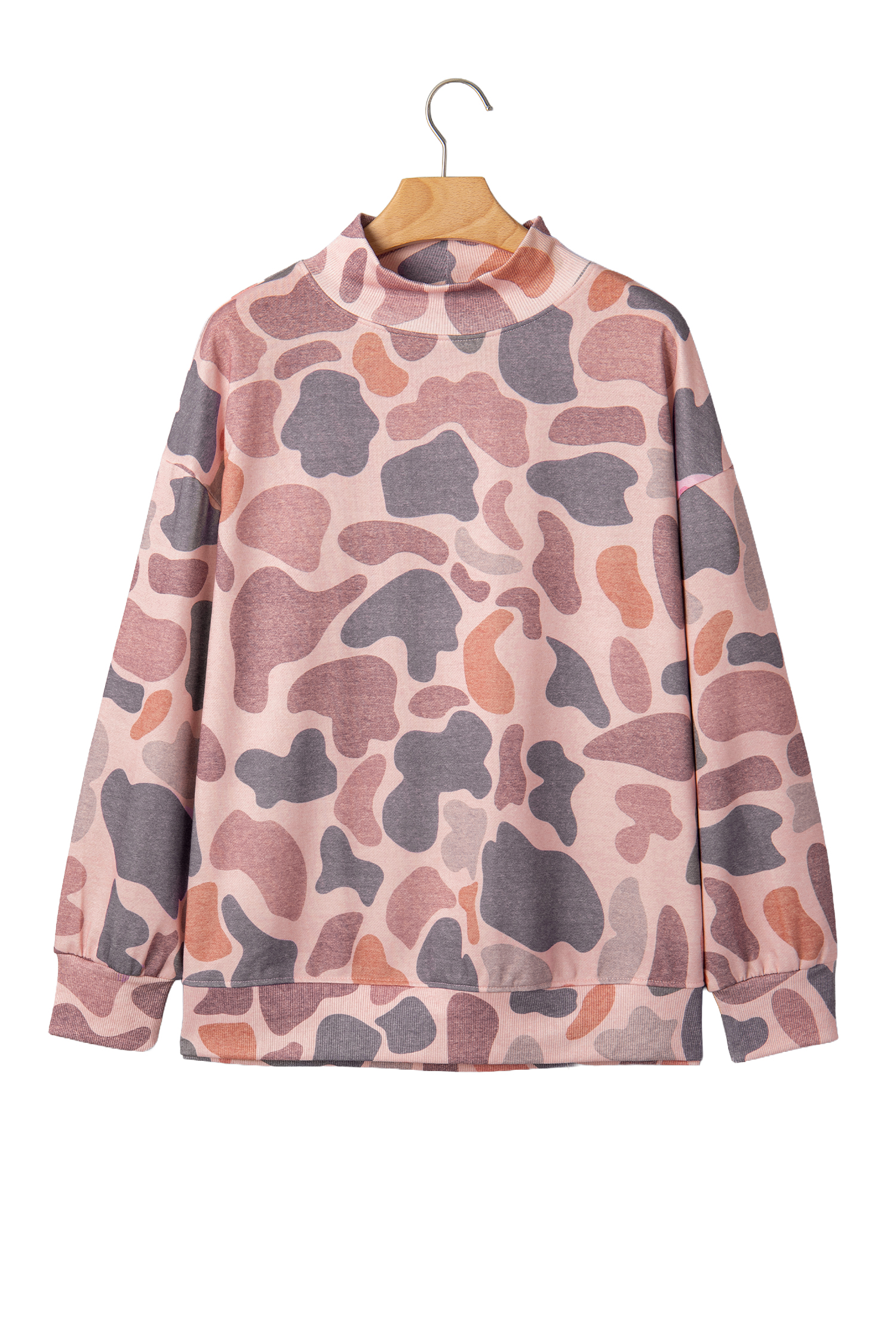 Multicolour Camouflage Western Style Pullover Sweatshirt - Image 16