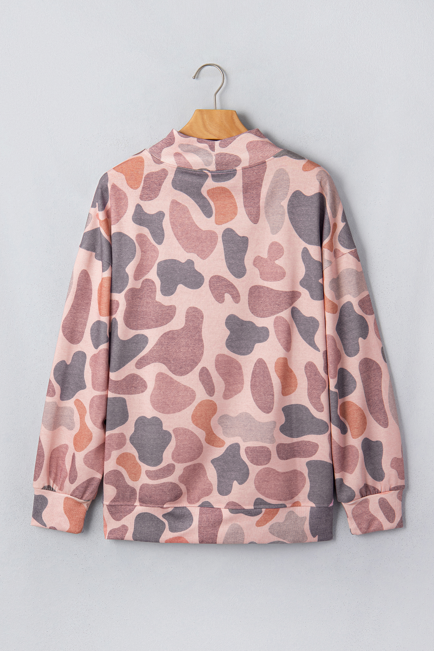 Multicolour Camouflage Western Style Pullover Sweatshirt - Image 10