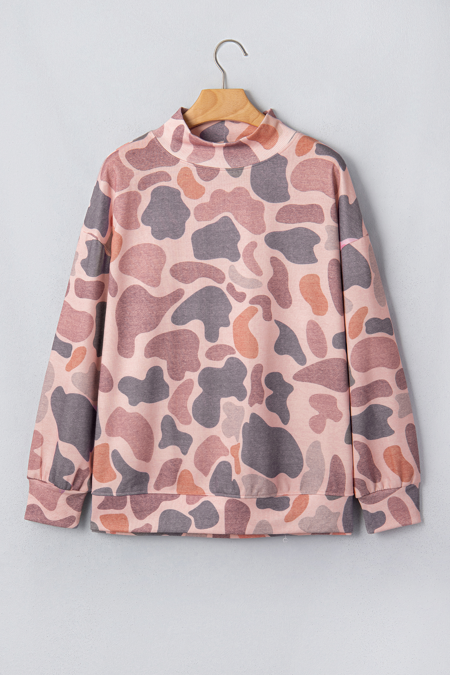 Multicolour Camouflage Western Style Pullover Sweatshirt - Image 9